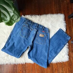 Vintage Wrangler Straight Leg Jeans High Waisted